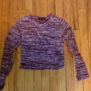 Long sleeve crop top